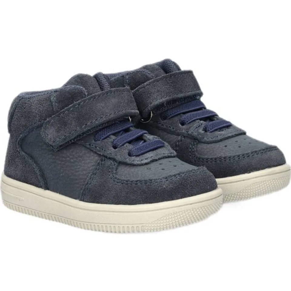 Nelson Kids suède sneakers donkerblauw blauw, foto 2