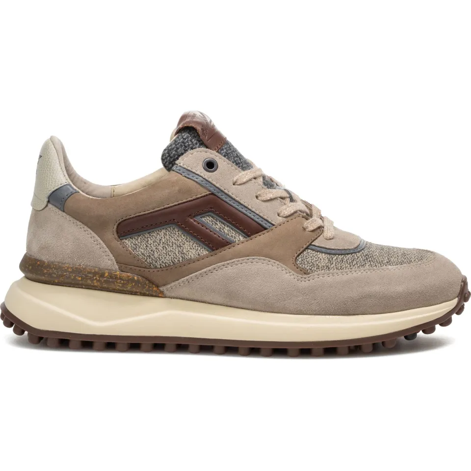 Floris Van Bommel Noppi 29.76 suède sneakers lichtbruin beige, foto 2