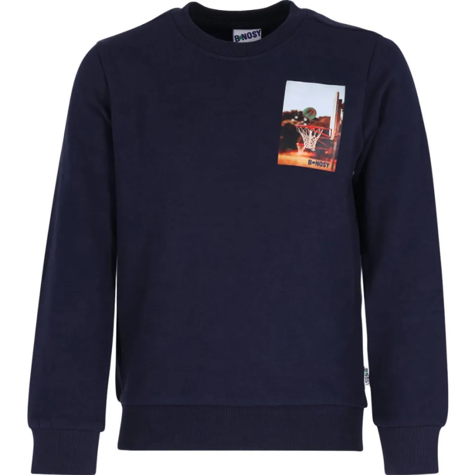 B.Nosy longsleeve donkerblauw, foto 2