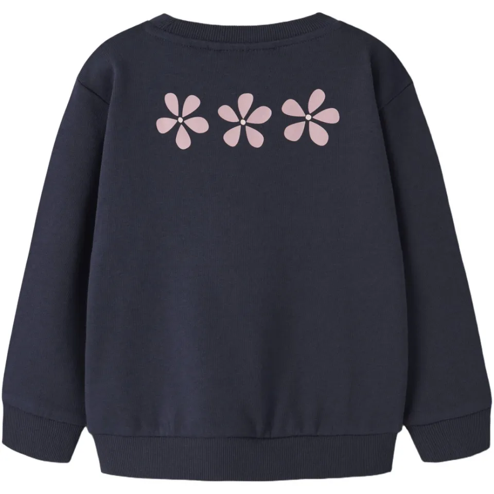 NAME IT MINI sweater met backprint - donkerblauw, foto 4