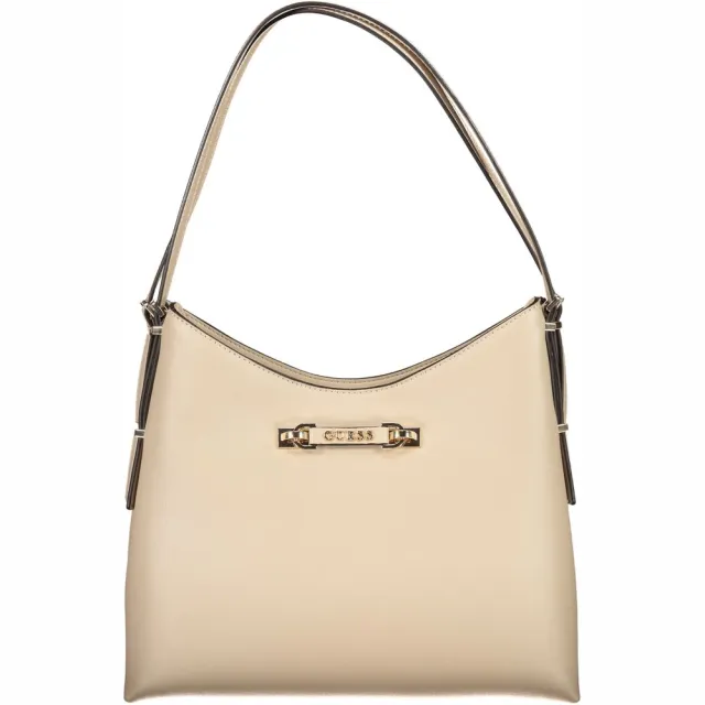 Guess Lefia large hobo schoudertas beige, foto 2