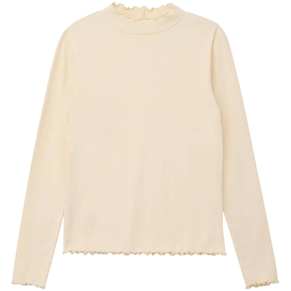 S.Oliver longsleeve met opstaande kraag ecru, foto 2