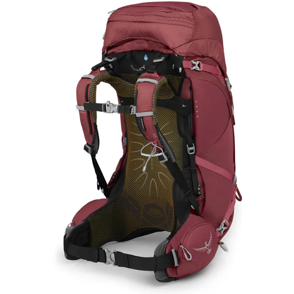 Osprey Aura AG 50 trekkingrugzak rood, foto 4