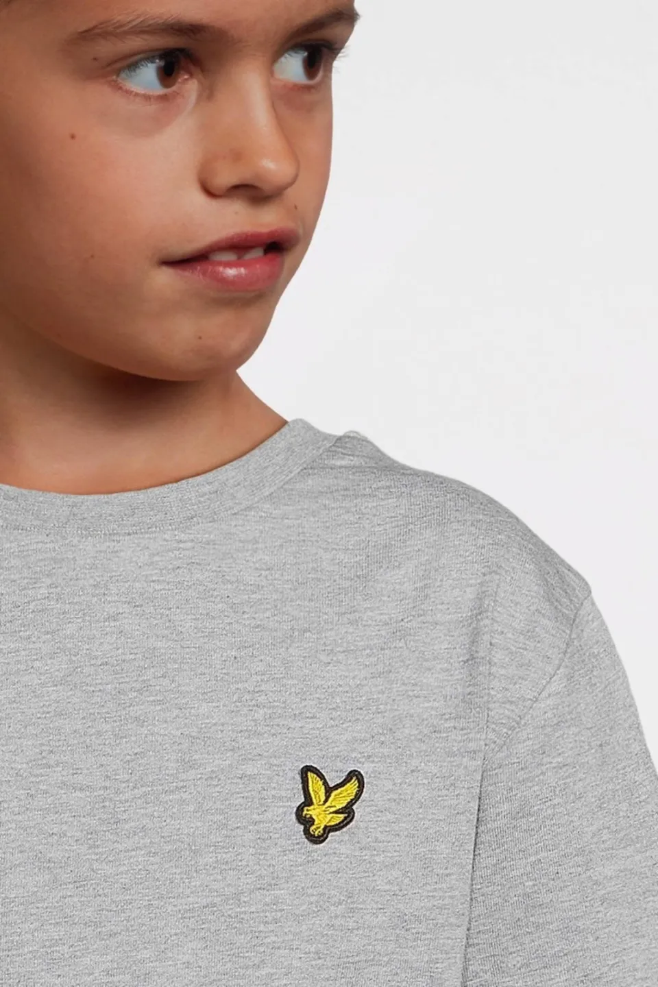Lyle & Scott gemêleerd T-shirt grijs, foto 5