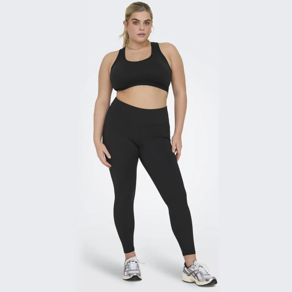 Only Play CURVY Plus-bh medium support ONPDAISY - zwart, foto 4