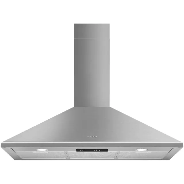 Smeg KSED95XE Schouwkap Grijs RVS