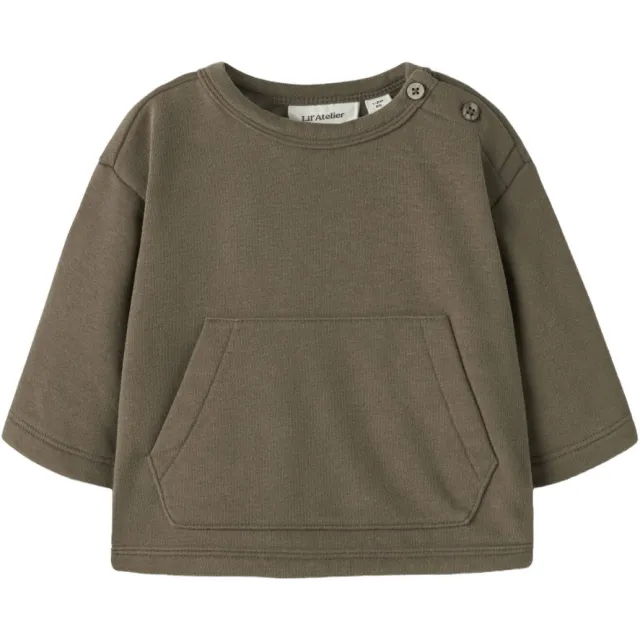 Lil' Atelier BABY sweater - bruin