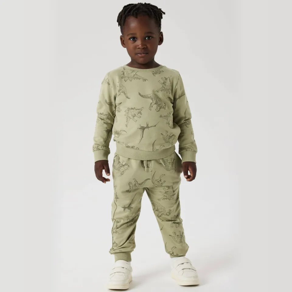 NAME IT MINI joggingsbroek groen, foto 3