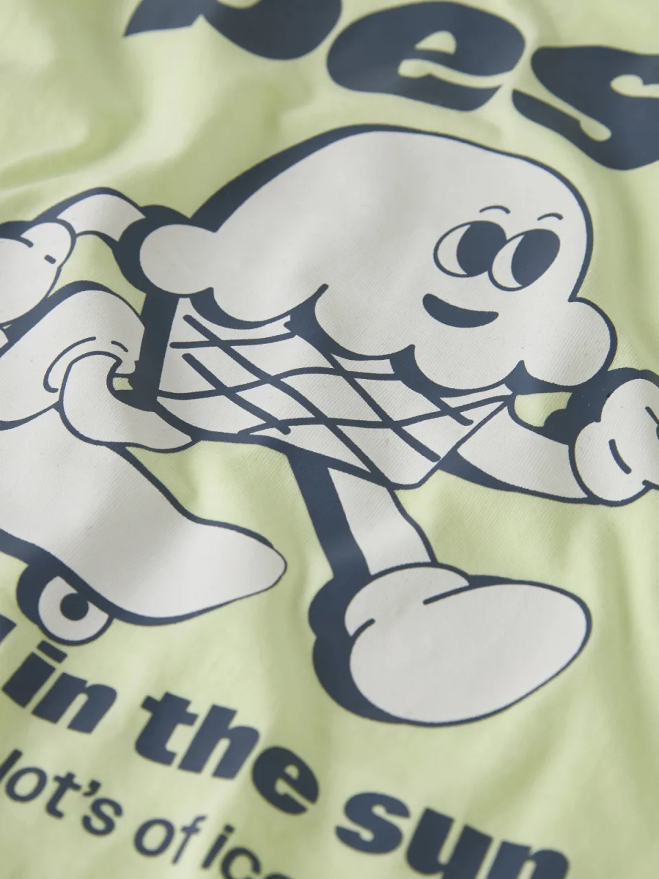 NAME IT T-shirt met backprint limegroen, foto 5