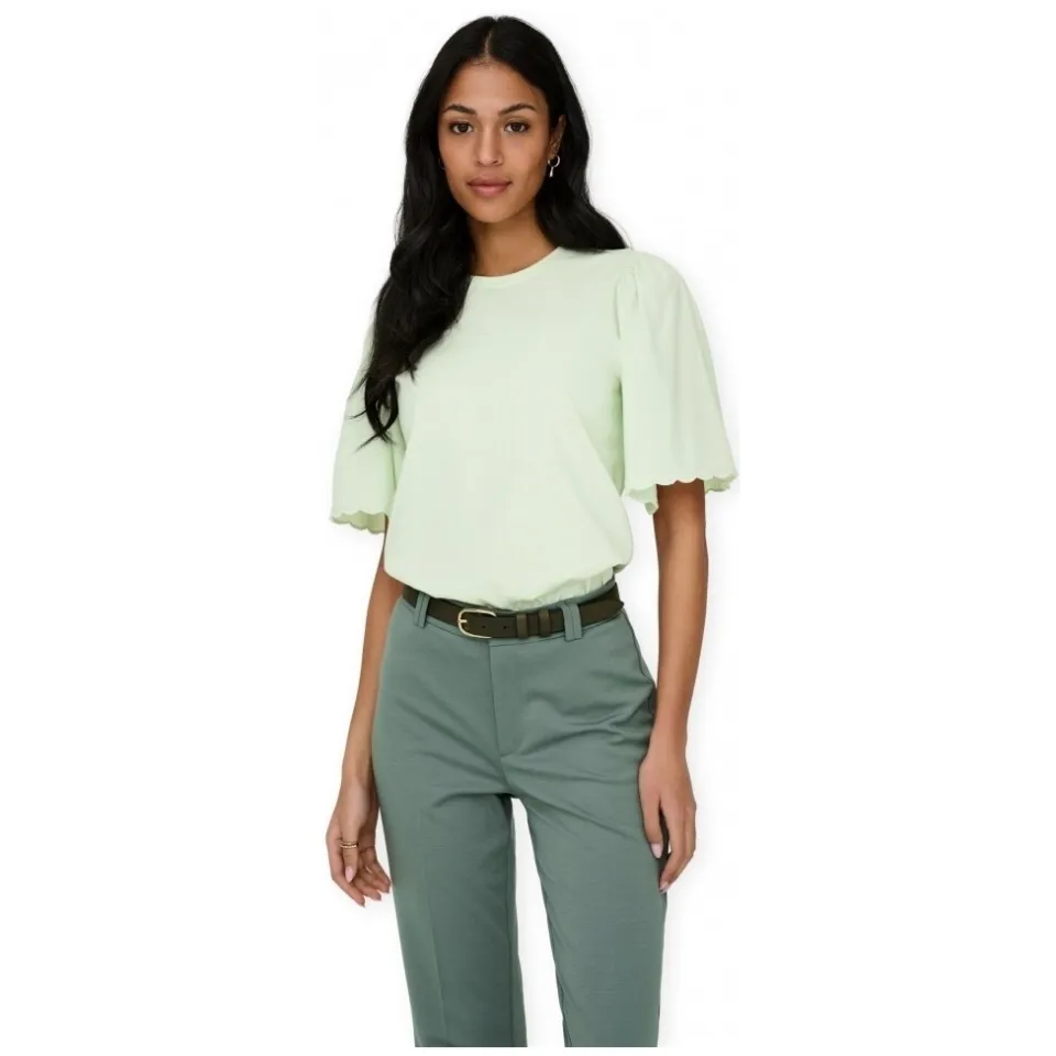 Only T-shirt lichtgroen, foto 2
