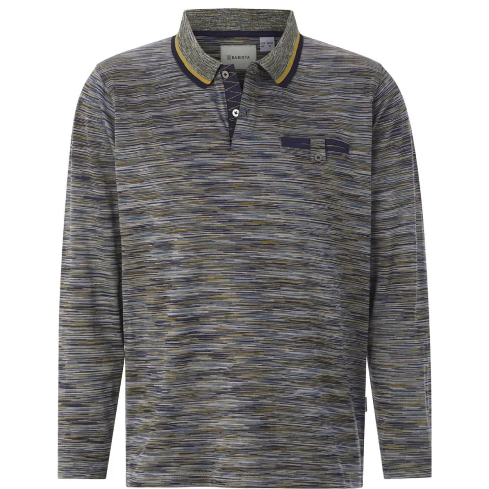 Babista polo +FIT Collectie Plus Size met print - olijfgroen, foto 3