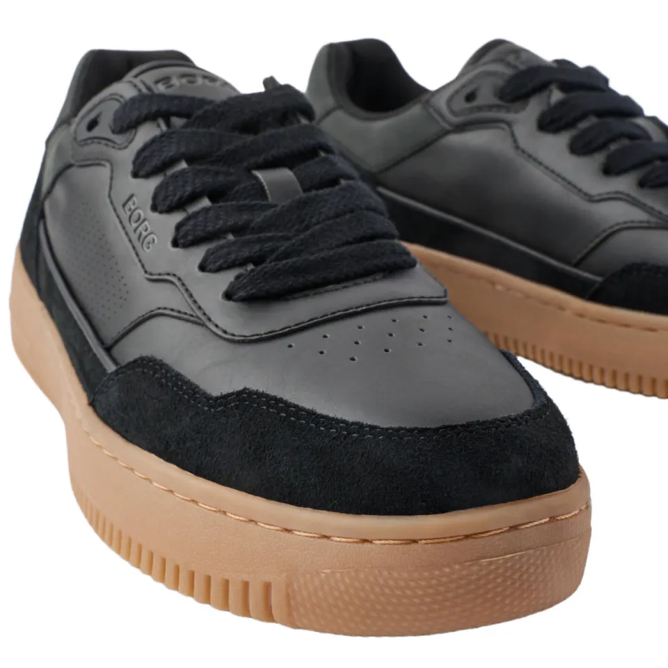 Björn Borg Line imitatieleren sneakers - zwart, foto 4