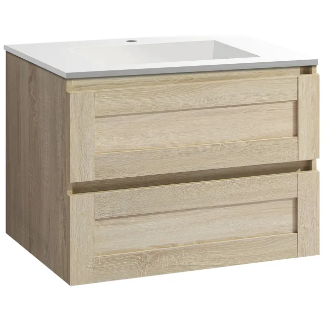 Differnz Badkamermeubel Differnz Reno FSC 75x50x55 cm Eiken