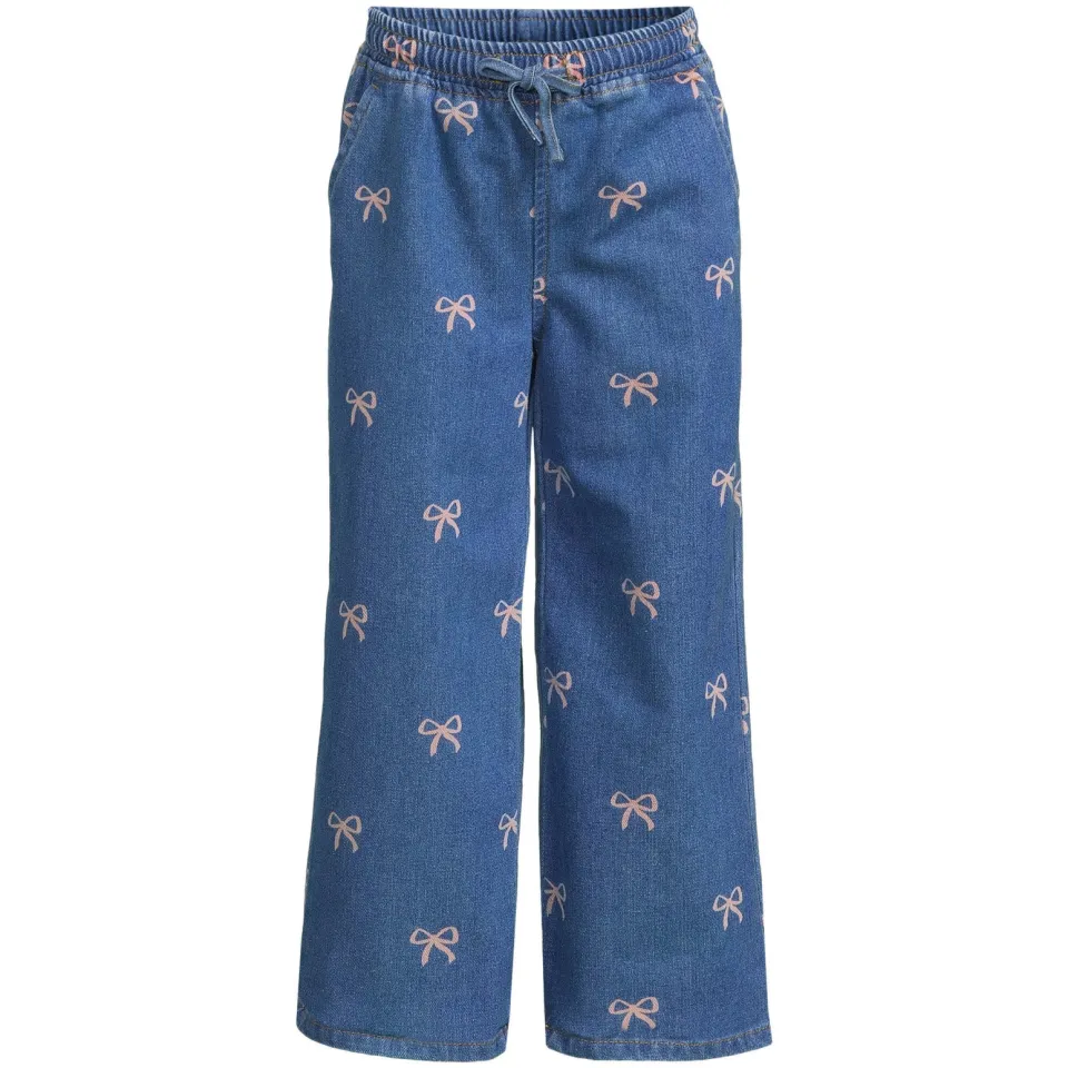 Orange Stars wide leg jeans met print - lichtblauw, foto 2