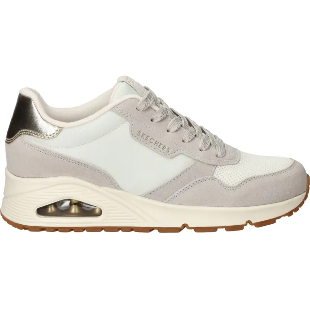Skechers Uno Vintage Air lage sneakers gebroken wit