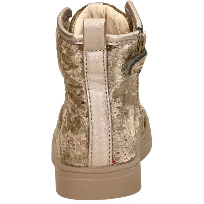 Shoesme Veterschoen Hoog goudkleur, foto 6