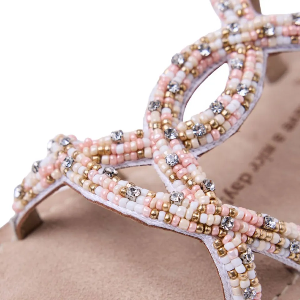 Gioseppo leren sandalen roze/wit, foto 4