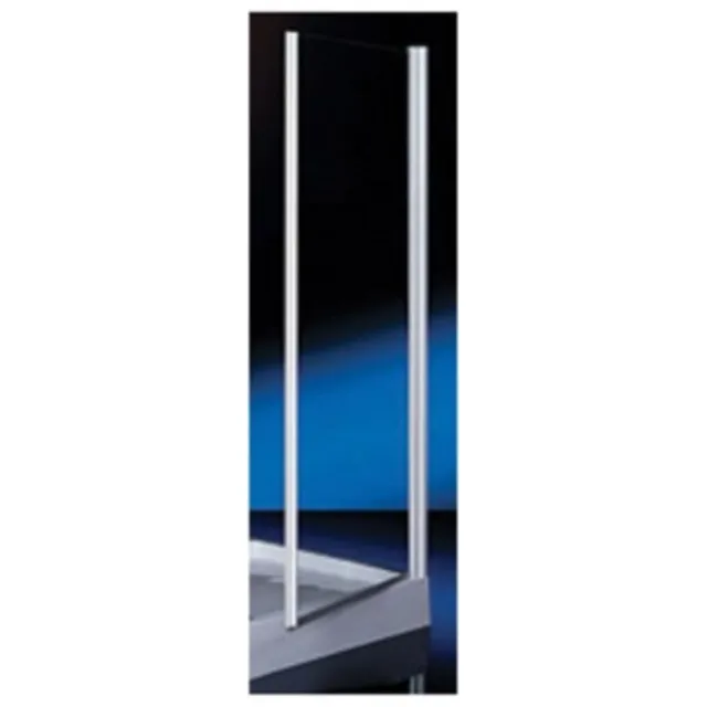 Plieger Nisdeur Royal Draaideur 6 mm Glas Omkeerbaar 90x185 cm Chroom