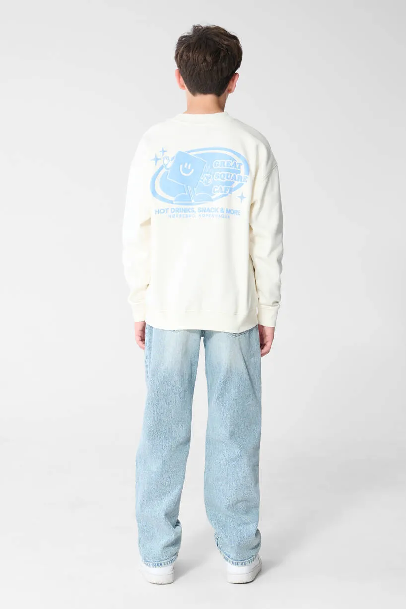 Shoeby sweater met backprint - ecru, foto 6