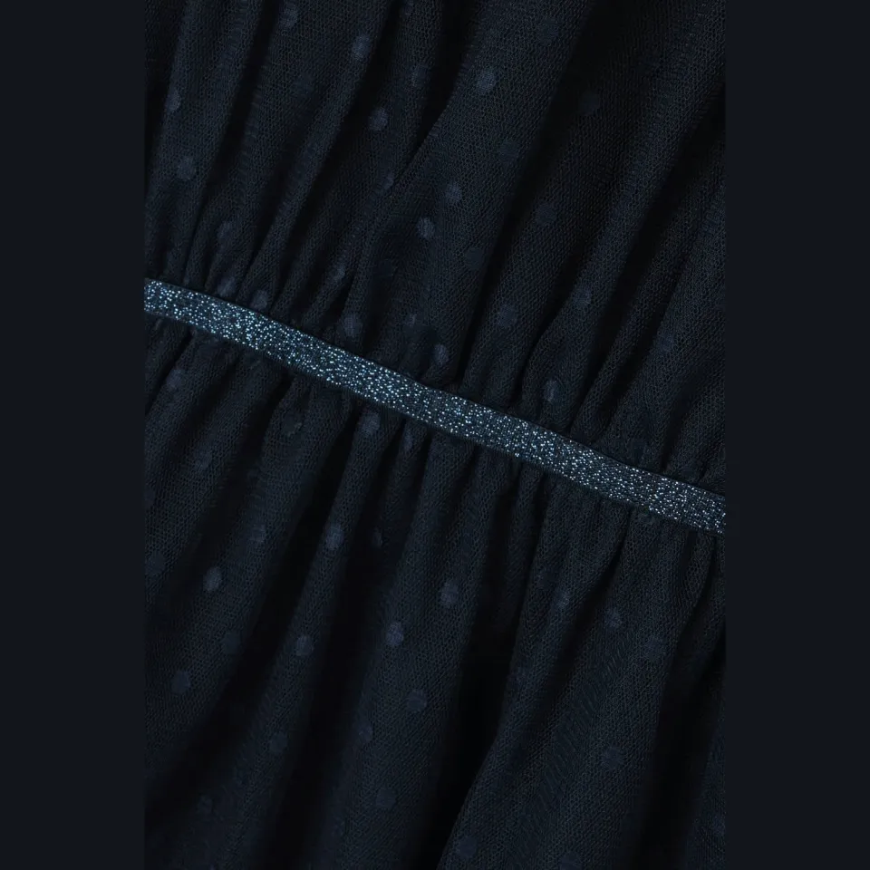 NAME IT semi-transparante jurk donkerblauw, foto 8