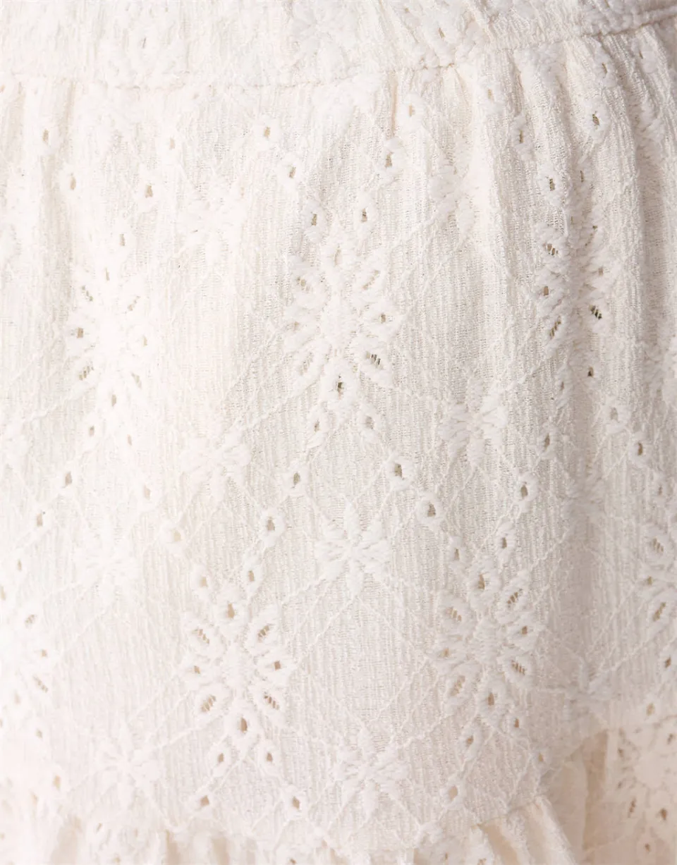 Shoeby A-lijn rok wit, foto 7
