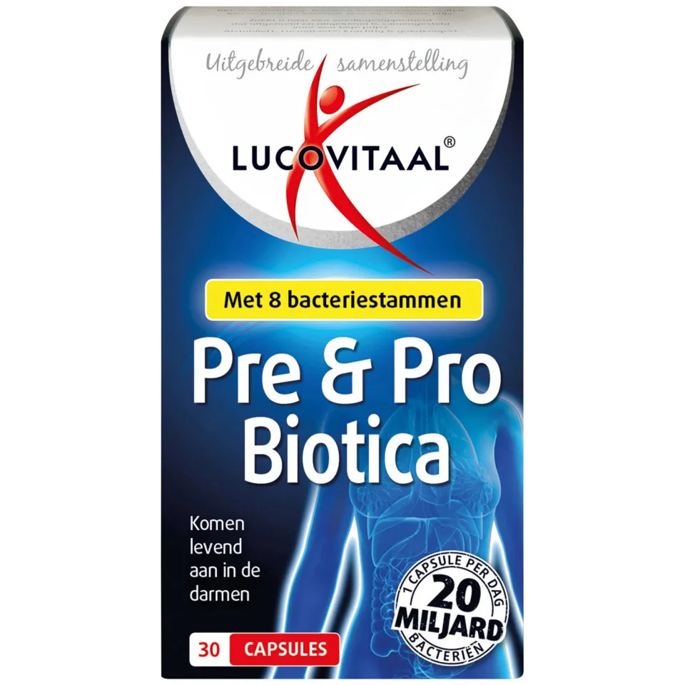 Lucovitaal Pre & Probiotica - 30 capsules, foto 2