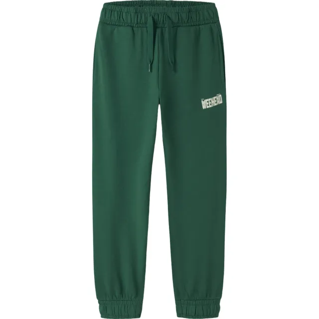 NAME IT joggingbroek met tekst groen