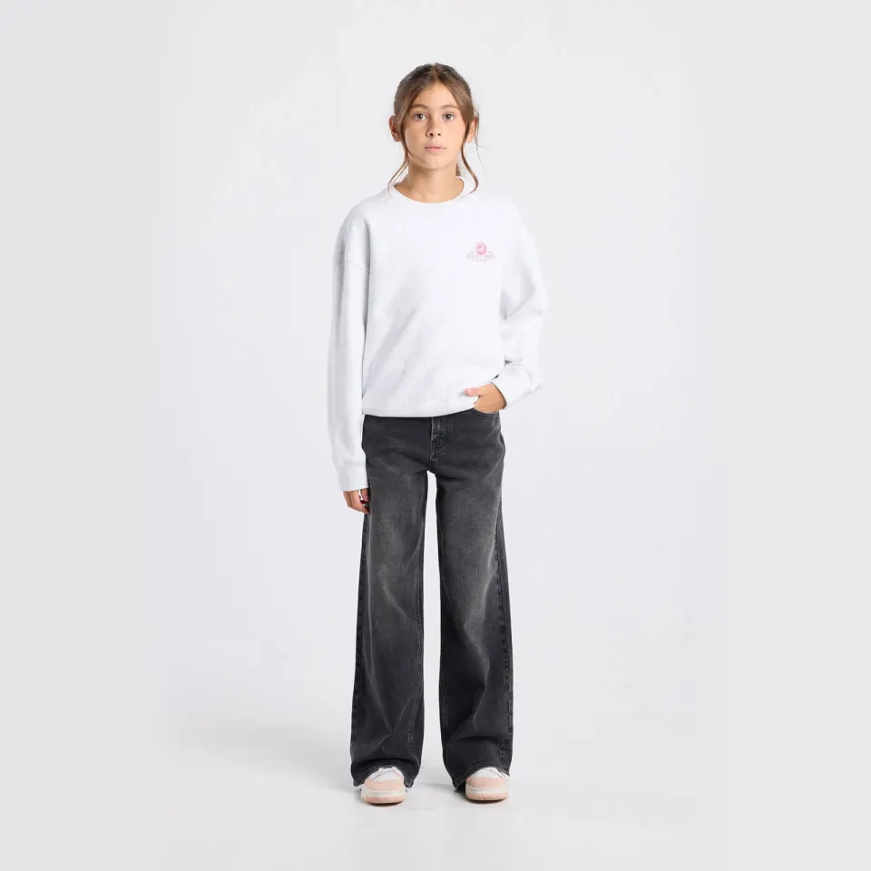 America Today wide leg jeans zwart