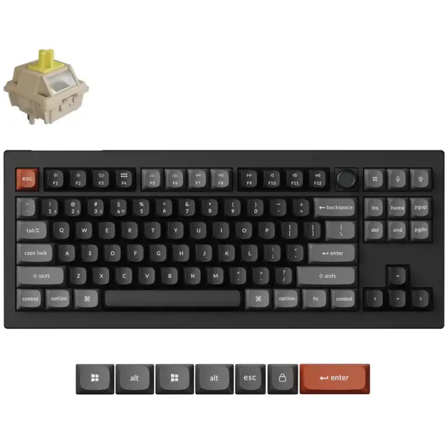 Keychron V3 Ultra 8K toetsenbord zwart