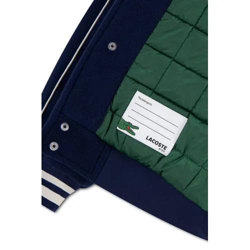 Lacoste baseballjack met logo donkerblauw, foto 5