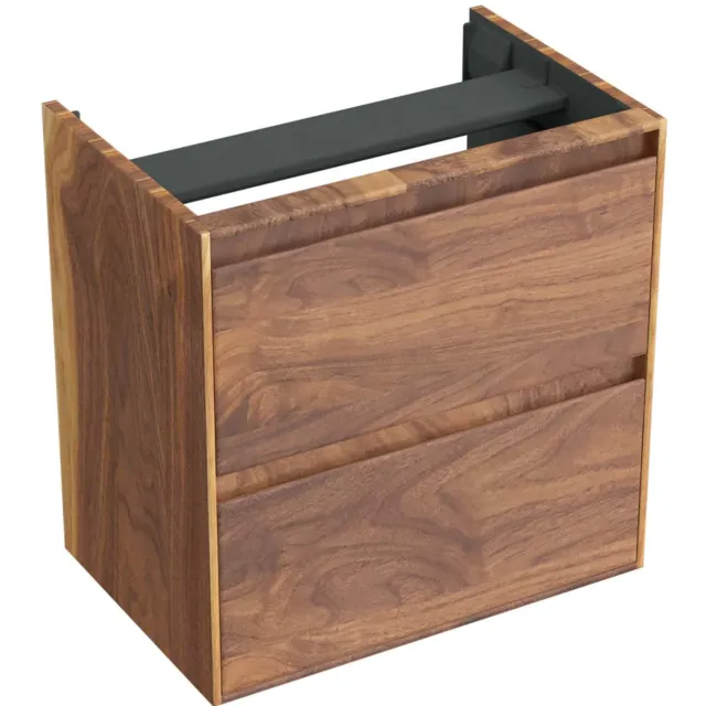 Forzalaqua Onderkast Forzalaqua Reno 59.5x39.5x60 Cm 2 La Softclose Noten Pure Walnut Bruin