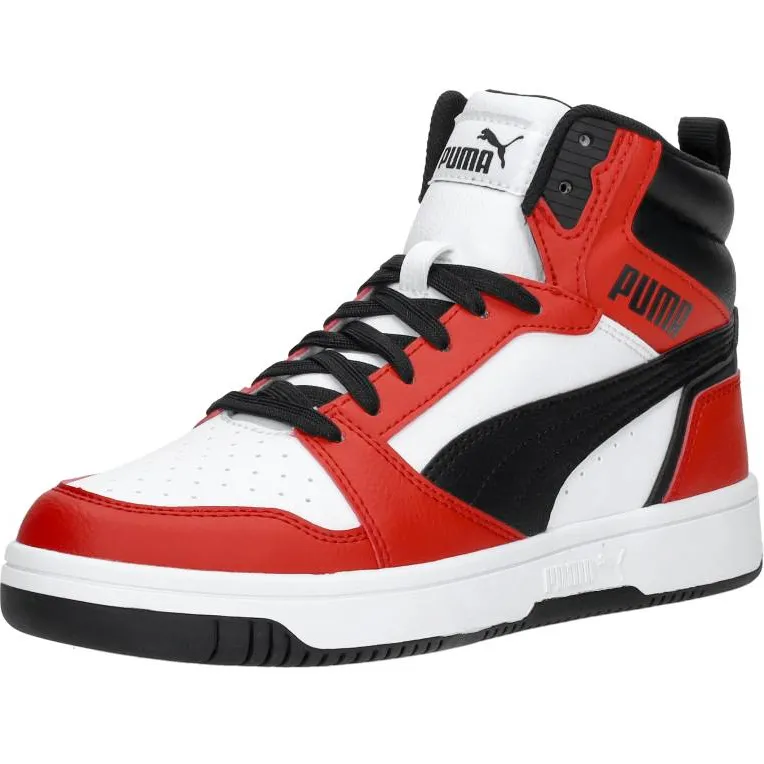 Puma Rebound V6 Mid Jr hoge sneakers rood, foto 3