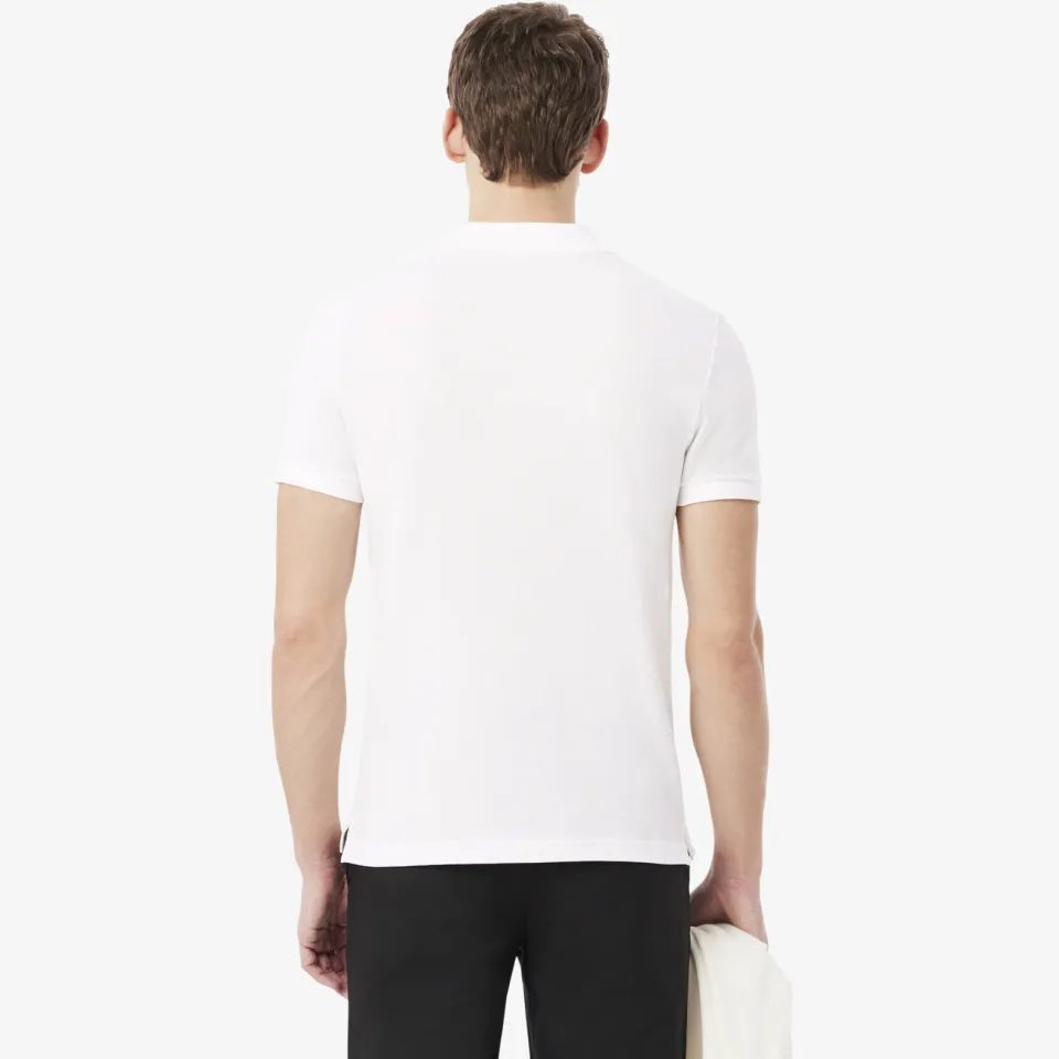 Lacoste slim polo wit, foto 5