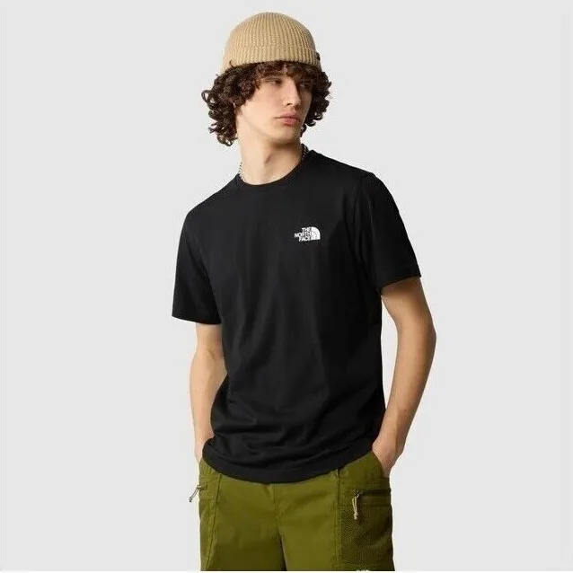 T-shirt Korte Mouw The North Face Simple Dome zwart