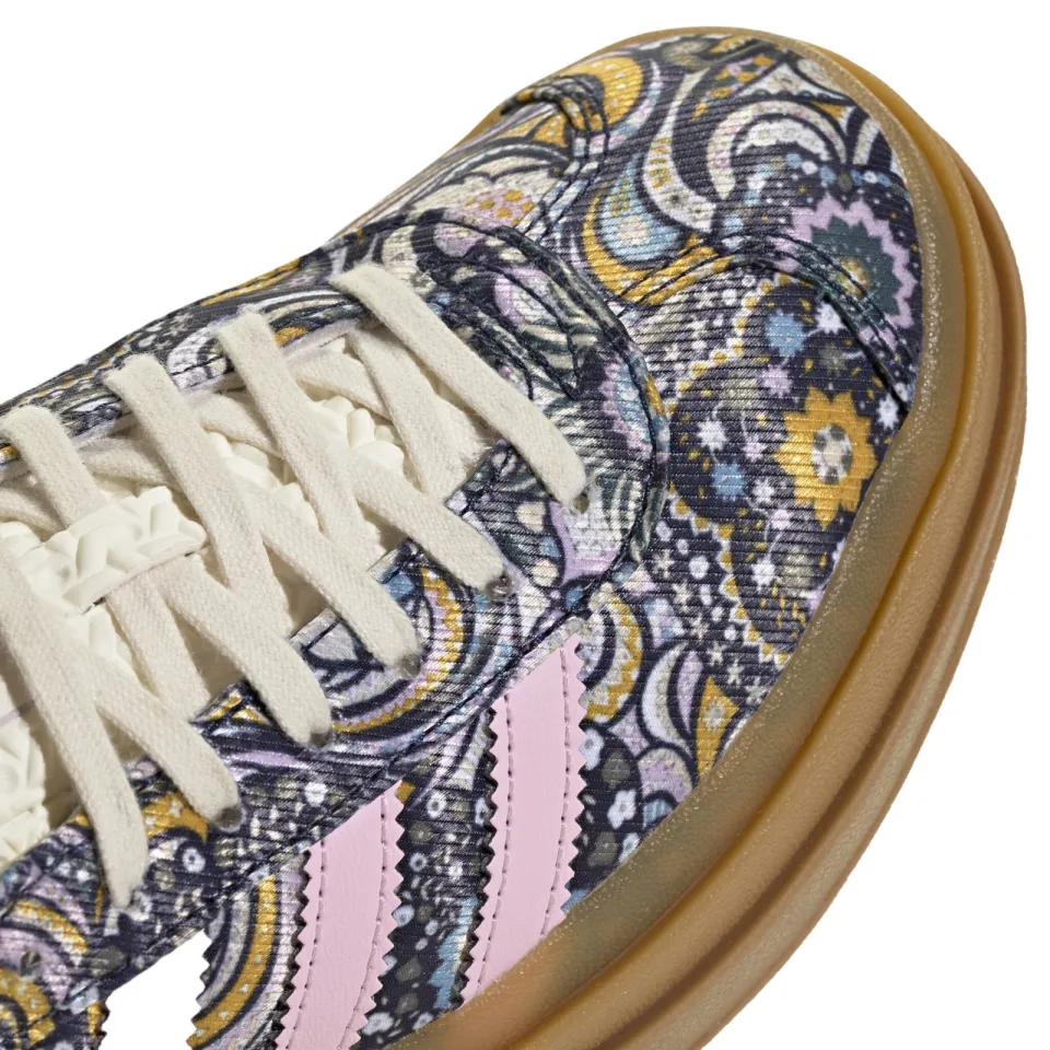 Adidas Originals Gazelle leren sneakers - donkerblauw/roze, foto 4