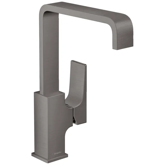 Hansgrohe Metropol eengreeps wastafelmengkraan geborsteld zwart chroom