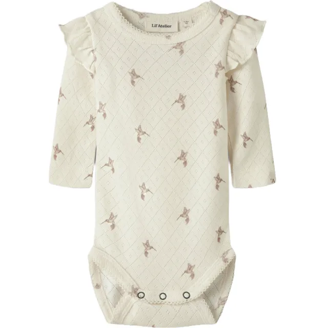 Lil' Atelier baby rompertje ecru, foto 2