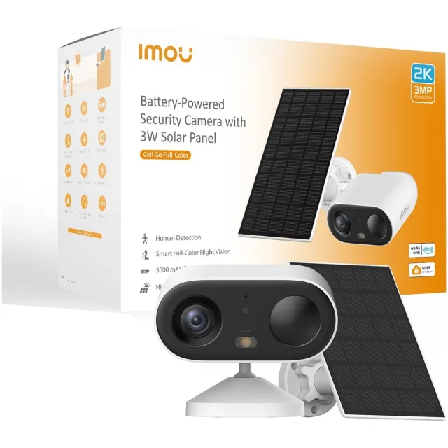 Imou Cell Go Full Color Kit beveiligingscamera wit