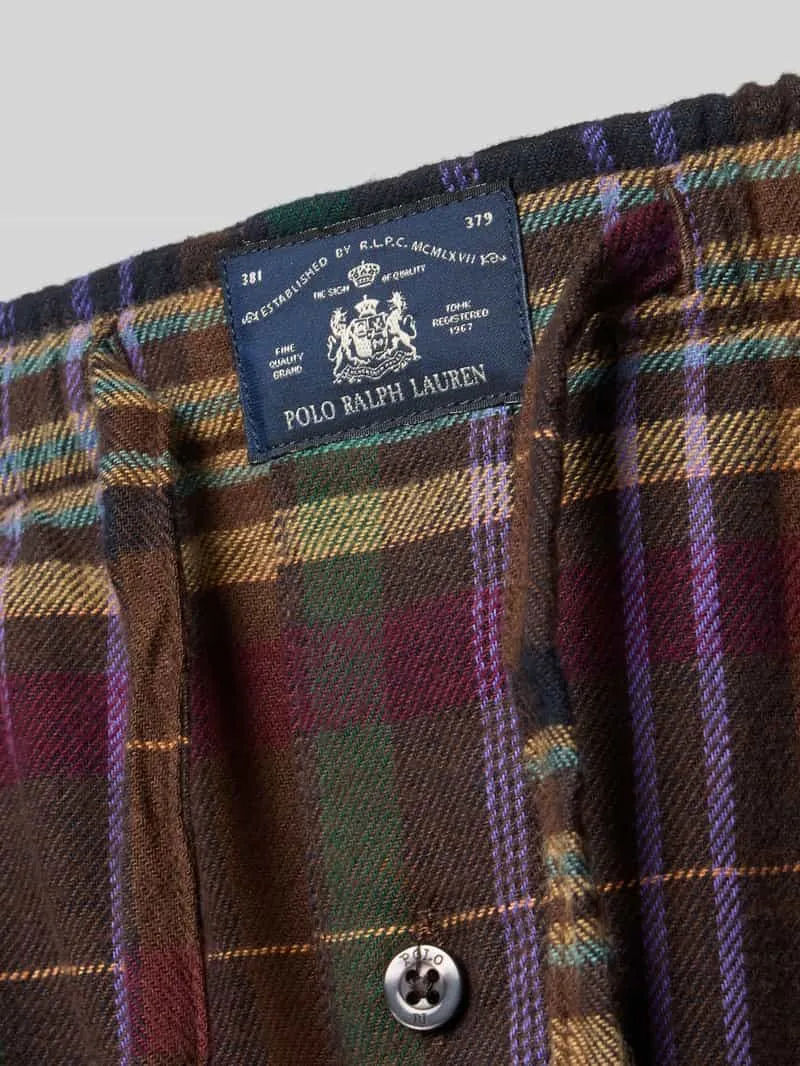 Polo Ralph Lauren pyjamabroek donkerbruin, foto 2