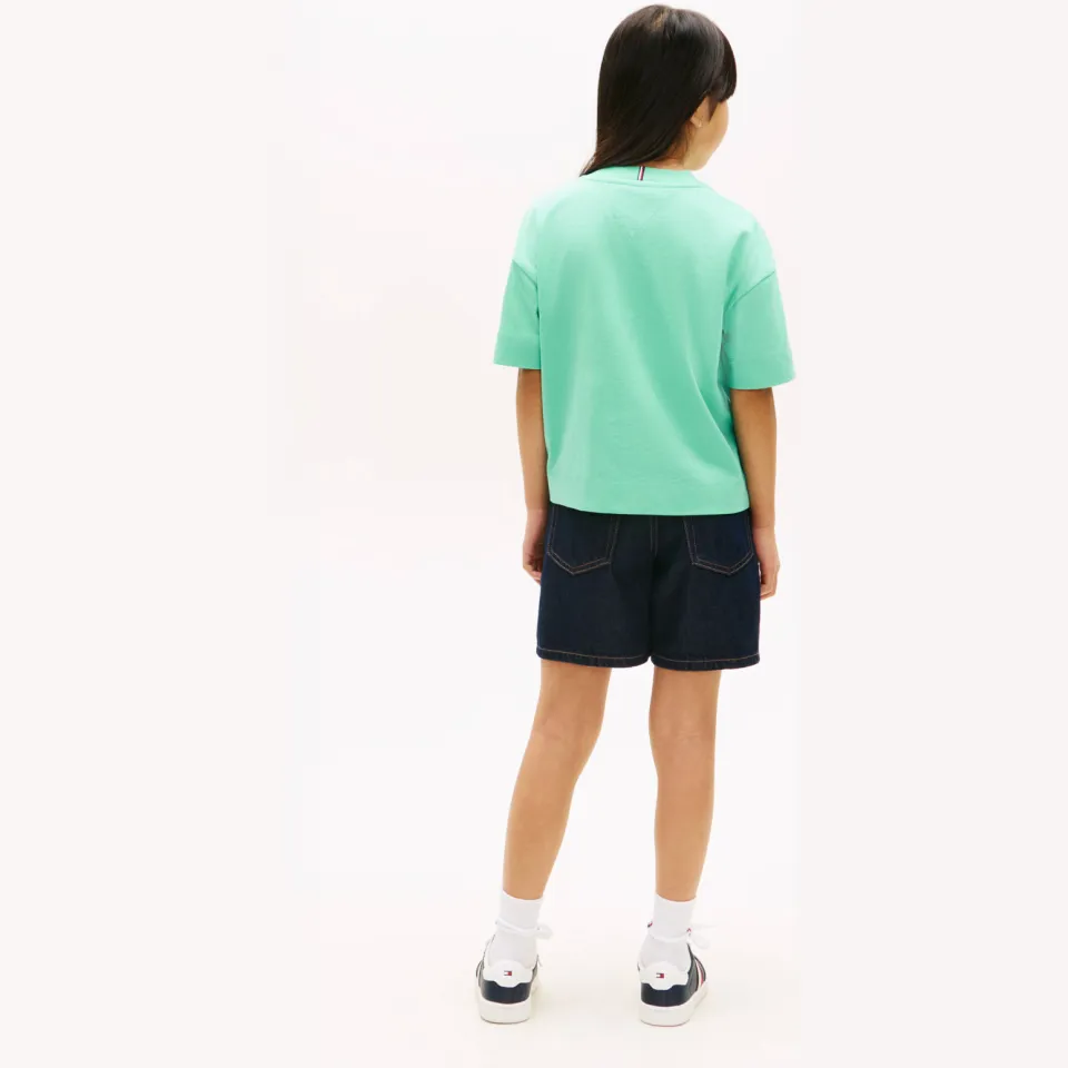 Tommy Hilfiger T-shirt tropisch groen, foto 3