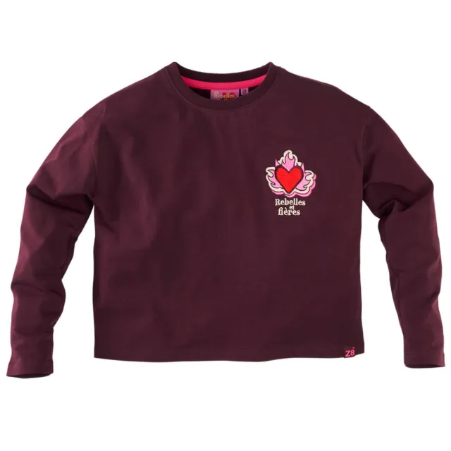 Z8 Avelie longsleeve donkerrood, foto 2