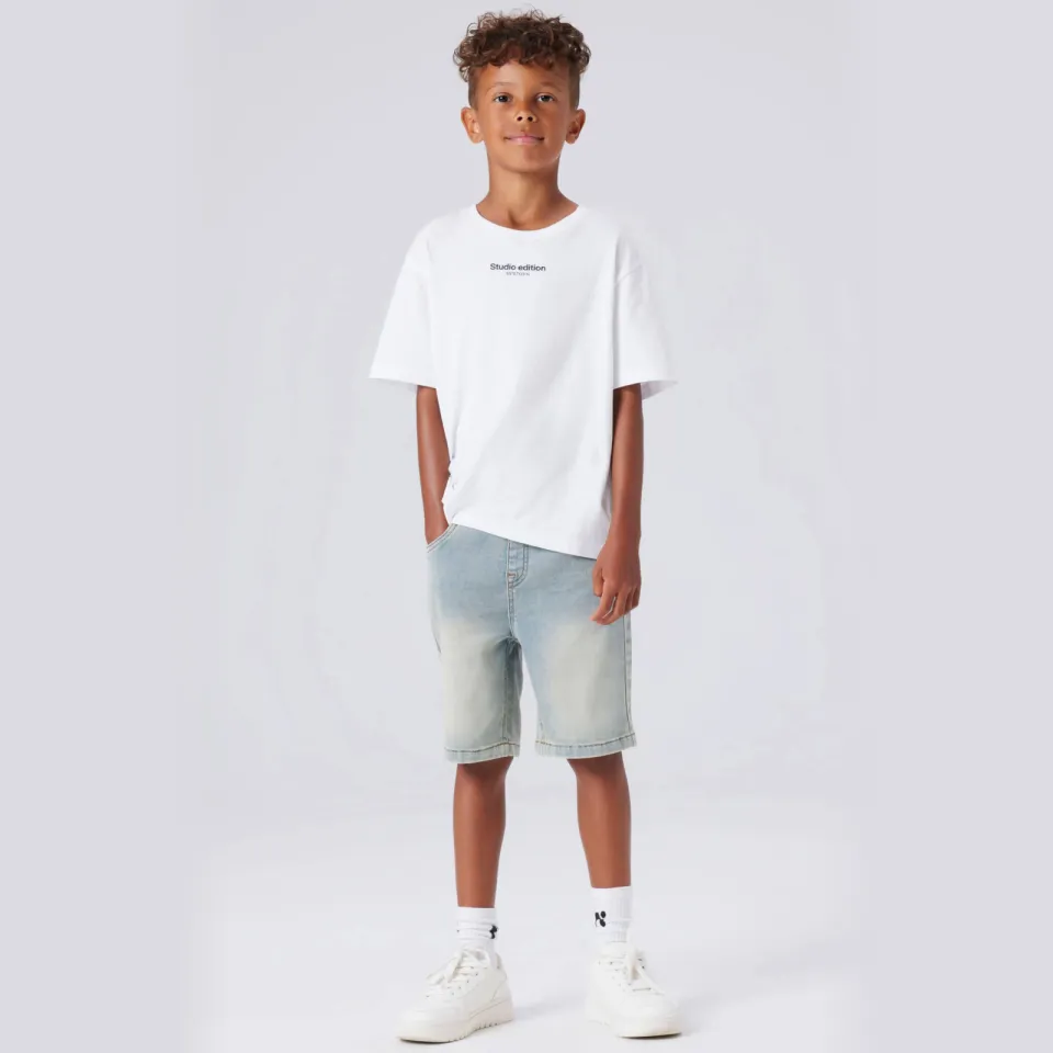 NAME IT regular jeansshort light blue denim