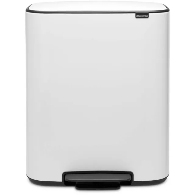 Brabantia Brabantia Bo Pedaalemmer, 1 binnenemmer, 60 liter - White