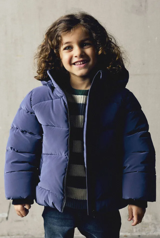 NAME IT MINI winterjas donkerblauw