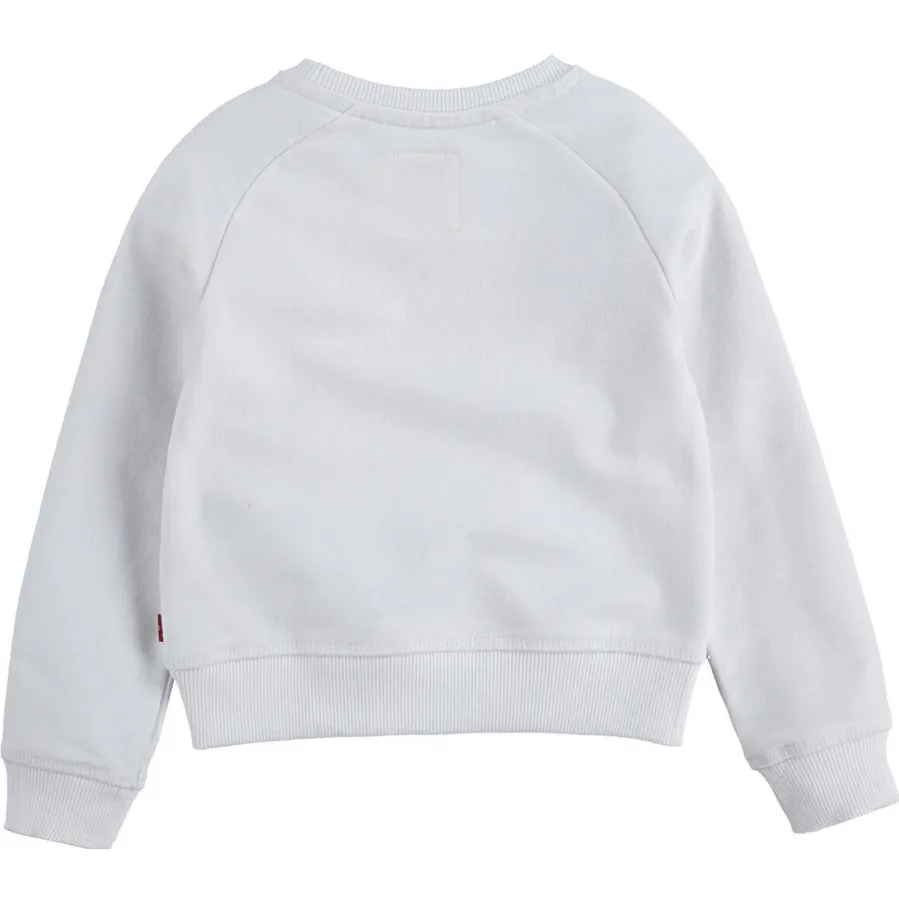 Levi's Kids sweater Key item met logo wit, foto 4