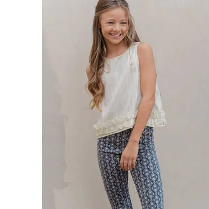 Like Flo mouwloze top wit, foto 3