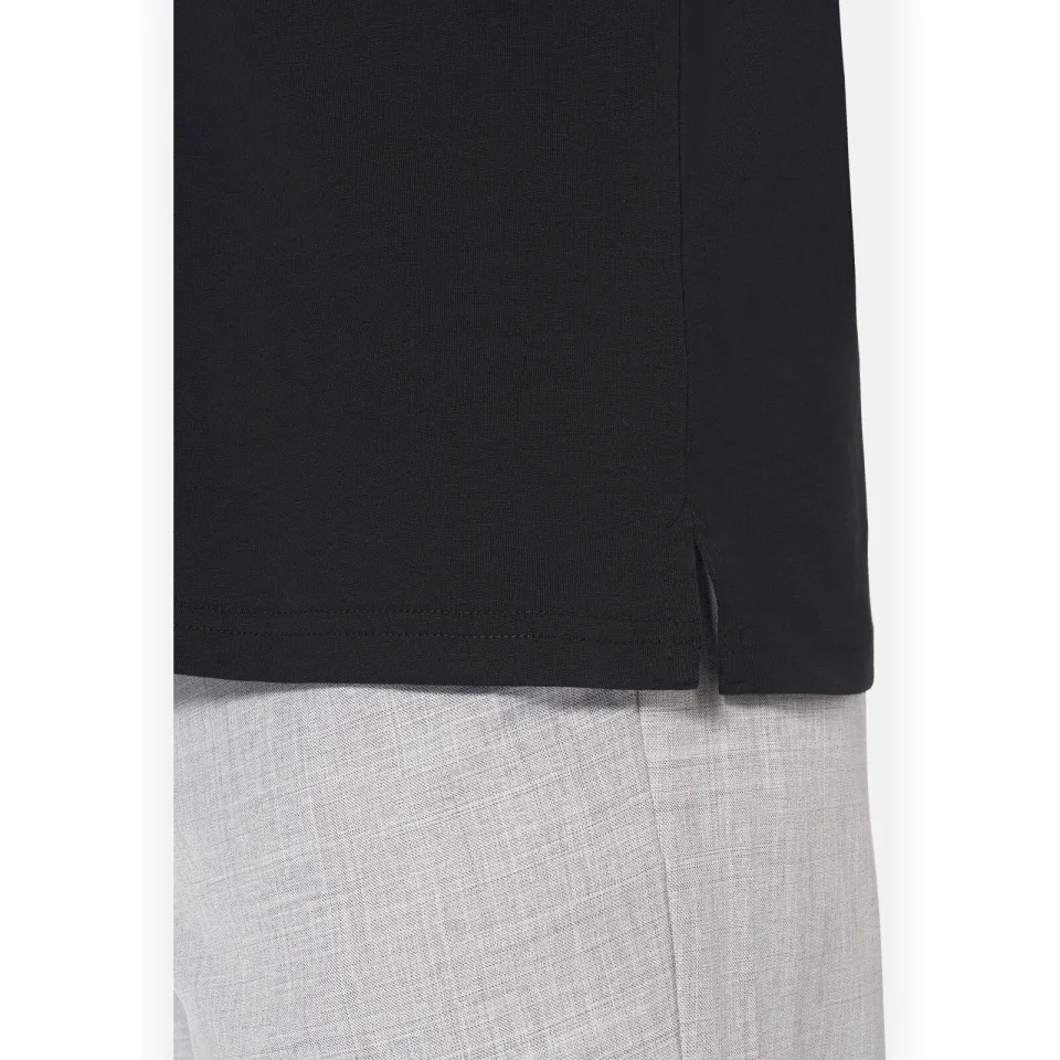 Jan Vanderstorm oversized polo Plus Size JANO zwart, foto 5