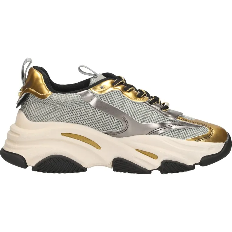 Steve Madden Possession chunky sneaker goud Goudkleur