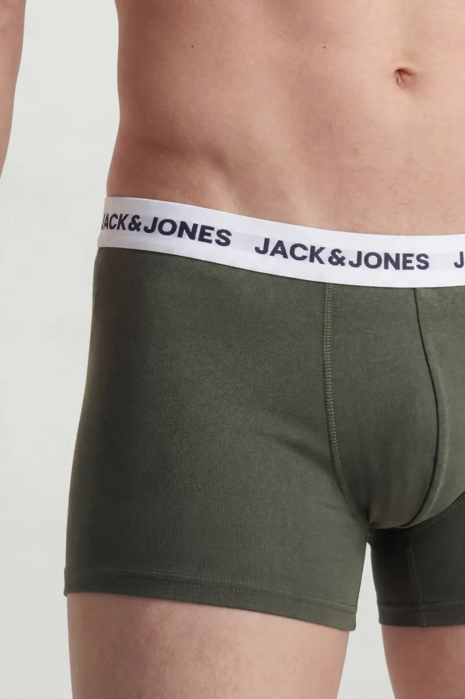 Jack & Jones boxershorts (set van 3) olijfgroen/rood/blauw, foto 6