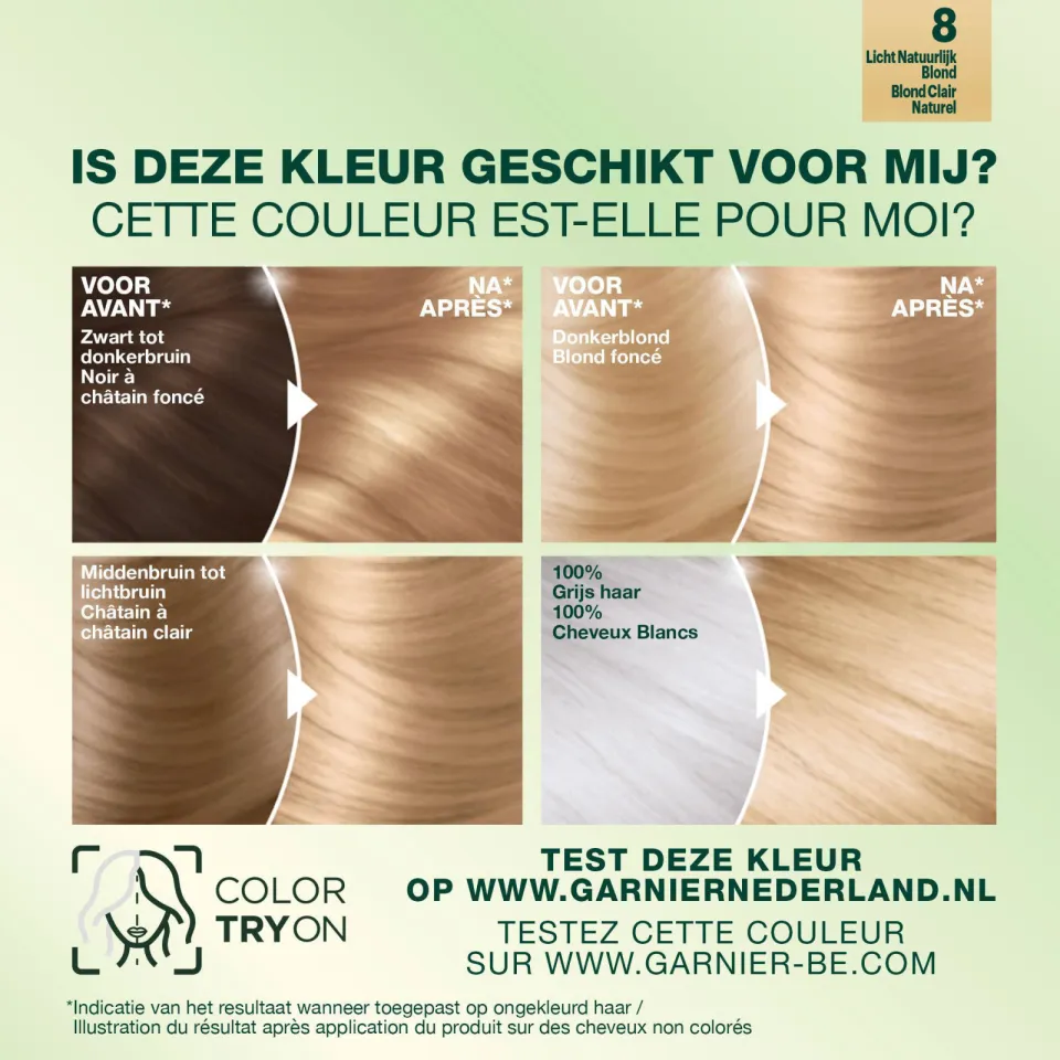 Garnier Nutrisse Ultra Crème haarverf 8 Lichtblond, foto 4